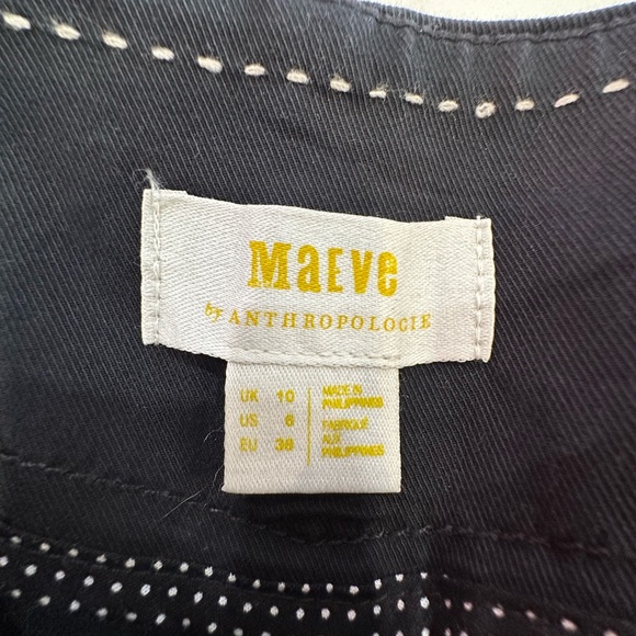 Maeve by Anthropologie Cigarette Pants-Size 6-Black - Picture 7 of 11